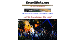 Desktop Screenshot of drumsticks.org