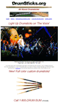 Mobile Screenshot of drumsticks.org
